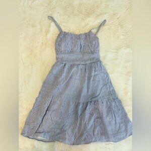 Madden Girl Striped Blue and White Dress